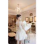 Đầm công chúa chất ren chỉ cao cấp chiết eo tôn dáng phối ruy băng nơ thời trang nữ luxury HCOM27733