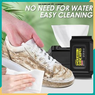 (COMBO 5 GÓI) KHĂN LAU SNEAKER DÙNG 1 LẦN,KHĂN LAU GIÀY TRẮNG TIỆN LỢI,Du Lịch Di Động Gọn Nhẹ