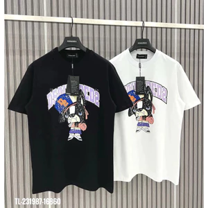Áo Thun nam DSQ 029 hình in chú chó đội mũ D2 sắt nét vải cotton co dãn 2 chiều phù hợp cho nam nữ New hottrend [M08] Ho