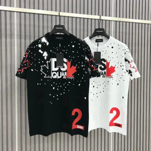 Áo T-shit Dsquared2 DSQ2 Icon viền cổ LA on web chất cotton cao cấp 100%. Hot Trend 2023 Hot Trend 2026