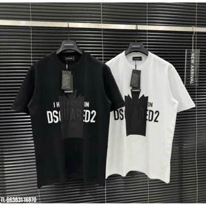 🔥HOT🔥 Áo thun DSQ Lá Phong Chèn Giữa 030 chữ bị che thiết kế hot trend Nam nữ New nét căng [M40] Hot Trend 2026