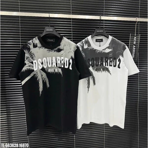 Áo thun Dsquared2 Icon in cây dừa thiết kế dành cho nam nữ cotton cho dãn 2 chiều hottrend [M10] Hot Trend 2026