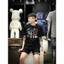 Bộ Quần Áo Phông Hè DSQ icon cún con cực ngầu vải cotton lạnh co dãn mềm mịn phù hợp cho Nam Nữ New Vip [B04] Hot Trend