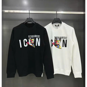 Áo Nỉ Sweater In Hình Icon Cún Lướt Ván Đen Trắng Siêu Đẹp Chất Liệu Nỉ Cotton Dành Cho Cả Nam và Nữ Siêu Hottrend [G82]