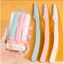 SET 3 DAO CẠO TỈA LÔNG MÀY - Gấp Gọn, Kèm Hộp Nhựa Màu Pastel