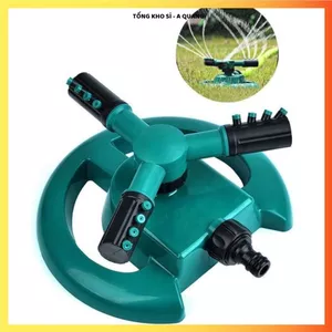 VÒI PHUN NƯỚC TƯỚI CÂY NHỰA XOAY 360, CÓ ĐẾ TIỆN DỤNG, Làm Mát Sân Vườn, Tiết Kiệm Thời Gian Tưới