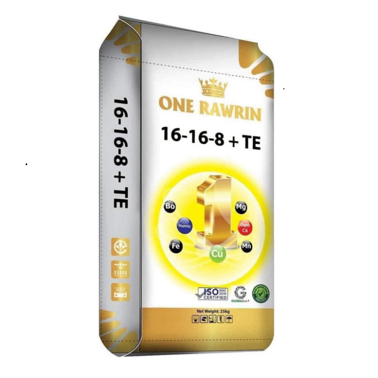PHÂN BÓN NPK CAO CẤP 16-16-8+TE CÔNG NGHỆ ĐỨC GÓI 1 kgK