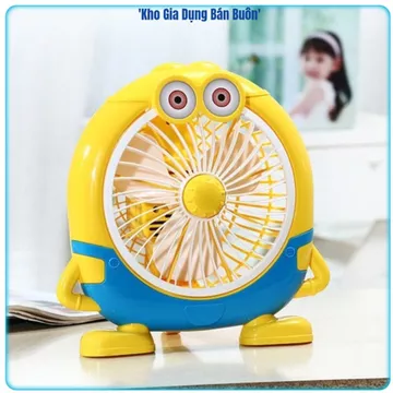 QUẠT MINI ĐỂ BÀN HÌNH THÚ CẮM ĐIỆN, Quạt Điện Để Bàn Dễ Thương, Quạt Hình Động Vật Trang Trí Bàn Học, Bàn Làm Việc
