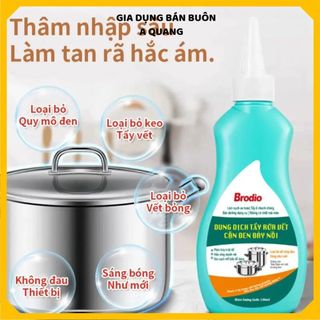 (COMBO 5) NƯỚC TẨY ĐÁY NỒI 150ML - Làm Sạch Vết Cháy, Mảng Bám Lâu Ngày