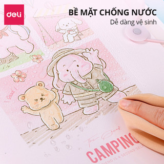 [SVIP] Cặp Túi Đựng Tài Liệu A4 Deli File Đựng Tài Liệu 8 Ngăn Túi Hồ Sơ  Đa Năng Trong Suốt Pastel