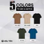 Áo thun nam cổ tròn Coolmax Hậu Tâm, cotton 4 chiều, form rộng mềm mịn, thoáng mát