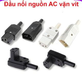Đầu Nối Nguồn AC Vặn Vít 3 Chân Cắm 10A 250V Chân Đồng Chịu Tải Cho Các Thiết Bị Điện