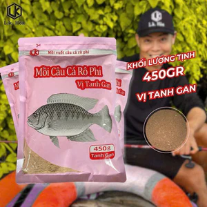 Mồi câu cá Rô Phi LK Hoà vị tanh gan,gan,dứa, bột tôm nam cực okuhygfv kmnbhyy
