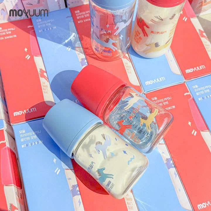 Bình Sữa PPSU MOYUUM Thế Hệ 3 -Mẫu Mới Chính Hãng Hàn Quốc - 80ML|170ML|270ML|330ML