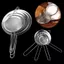 RÂY LỌC THỰC PHẨM INOX KHÔNG GỈ ĐA NĂNG - Rây lọc bột, lọc mì, lọc rau củ, lưới inox bền đẹp, dễ vệ sinh
