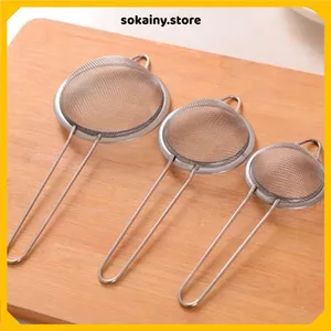 RÂY LỌC THỰC PHẨM INOX KHÔNG GỈ ĐA NĂNG - Rây lọc bột, lọc mì, lọc rau củ, lưới inox bền đẹp, dễ vệ sinh