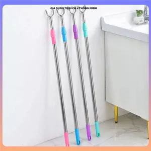 CÂY PHƠI QUẦN ÁO INOX 304 KÉO DÀI 1.2M, GẬY LẤY ĐỒ TRÊN CAO TIỆN LỢI, Cây Phơi Quần Áo Inox 304Xếp Gọn Dễ Dùng
