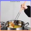 ĐŨA XÀO INOX 304 DÀI 39CM, CÁN GỖ CHỐNG NÓNG, Dùng Chiên Xào Nấu Ăn, Tiện Lợi Nhà Bếp