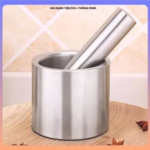 BỘ CỐI CHÀY INOX KÈM NẮP ĐẬY, THÉP KHÔNG GỈ 304, Dễ Sử Dụng Hằng Ngày, Phù Hợp Mọi Gia Đình