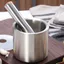 BỘ CỐI CHÀY INOX 304 KHÔNG VẾT HÀN CAO CẤP - Cối giã gia vị, giã tỏi, giã ớt, thép không gỉ, bền đẹp