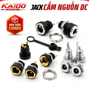 Đầu Jack Cái Cắm Nguồn - DC 022/022B/099, Tải 0.5A, Dùng Cho Thiết Bị Điện