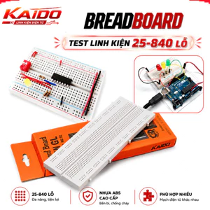 Breadboard lỗ cắm, bo cắm test linh kiện,mạch,học tập,…