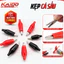 Kẹp Cá Sấu Đỏ Đen 5A 5 Cặp - Dùng Kẹp Thiết Bị, Dẫn Điện Tay Cầm, Bọc Nhựa Cách Điện