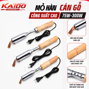 Mỏ Hàn Nhiệt Cán Gỗ Công Suất Lớn 50W Đến 300W Chuyên Dụng Hàn Tôn Điện Cơ