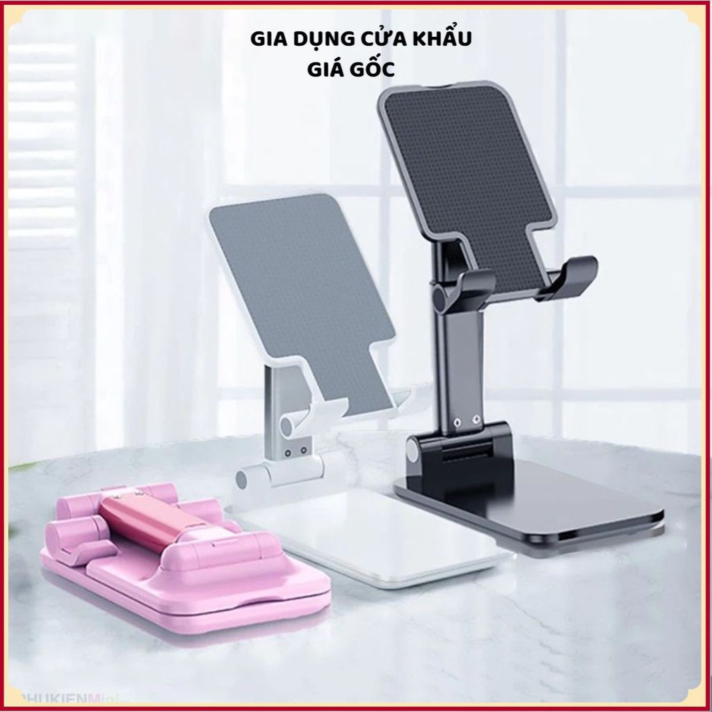 (COMBO 3) GIÁ ĐỠ ĐIỆN THOẠI GẬP GỌN ĐA NĂNG - Kệ đỡ máy tính bảng, chân đế để bàn, điều chỉnh độ cao, chống trượt