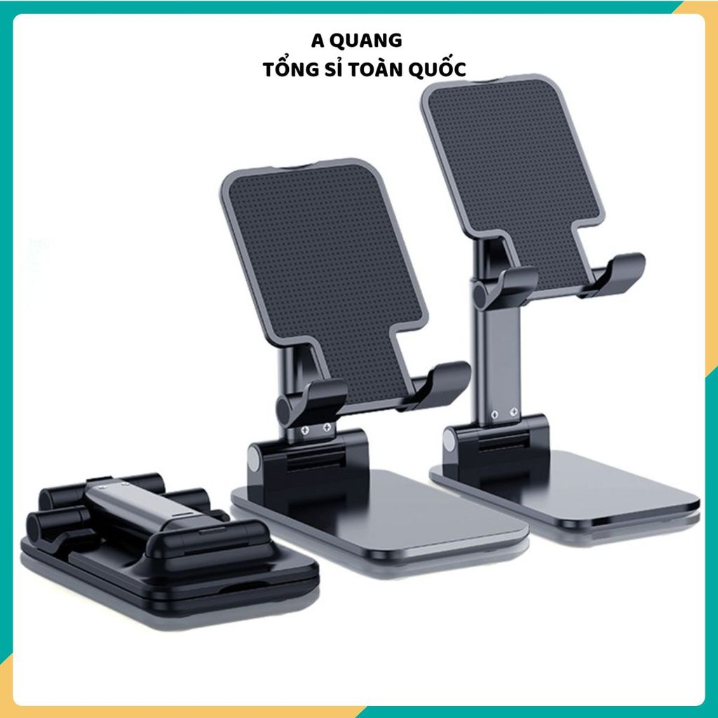 (COMBO 3) GIÁ ĐỠ ĐIỆN THOẠI GẬP GỌN ĐA NĂNG - Kệ đỡ máy tính bảng, chân đế để bàn, điều chỉnh độ cao, chống trượt