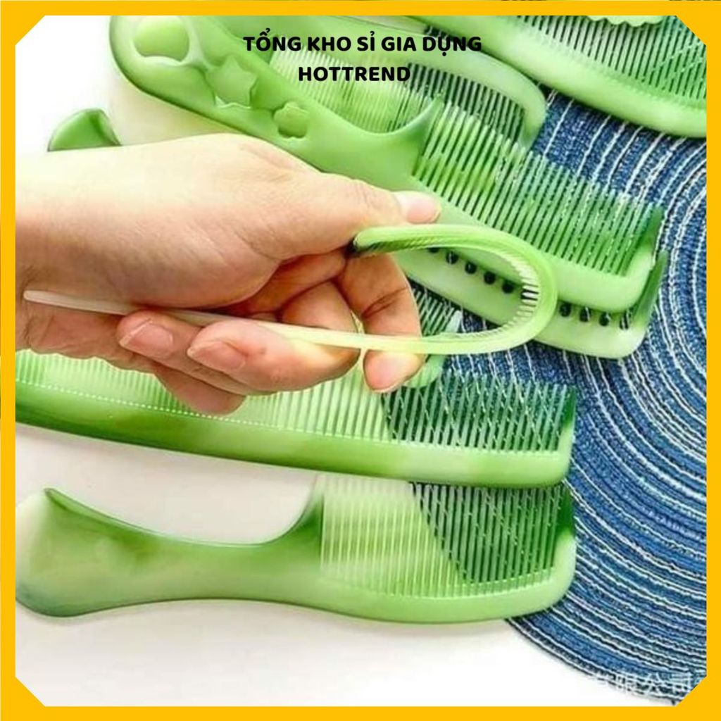 BỘ 10 LƯỢC RĂNG THƯA RĂNG NHỎ ĐA NĂNG CAO CẤP - Lược chải tóc mẫu mới, chống rối, phù hợp mọi loại tóc
