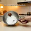 CHẢO INOX THÉP KHÔNG GỈ CÁN GỖ CAO CẤP - Nồi ăn dặm mini, an toàn cho sức khỏe, dễ làm sạch