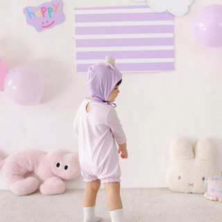 NBAn (3M-24M) Bộ body đùi bé gái tay lửng Kẹo Cute cotton thoáng mát mặc nhà đi chơi-CANDY5.25