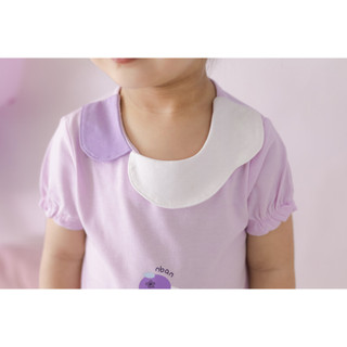 NBAN (3M-24M) Bộ body đùi bé gái cộc tay Blue Berry cotton thoáng mát,mặc đi chơi, đi học-CANDY5.25