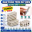 Nam châm đất hiếm tròn không lỗ mạ niken chống rỉ lực hút mạnh mẽ
