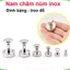 Nam châm núm inox đính bảng, gắn lên mặt từ, bảng học trong giáo dục tiện lợi