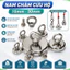 Nam châm cứu hộ siêu hút, Nam châm móc tròn