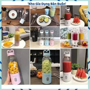 MÁY XAY SINH TỐ CẦM TAY DELIYA 500ML, Máy Xay Sinh Tố Mini, Cốc Xay Cầm Tay, Máy Xay USB, Xay Trái Cây, Xay Sinh Tố,