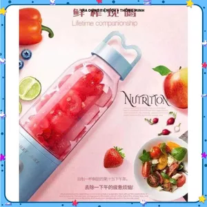 MÁY XAY SINH TỐ CẦM TAY MEET JUICE 500ML, XAY NHANH CÔNG SUẤT LỚN, Thiết Kế Nhỏ Gọn, Bảo Hành 24 Tháng