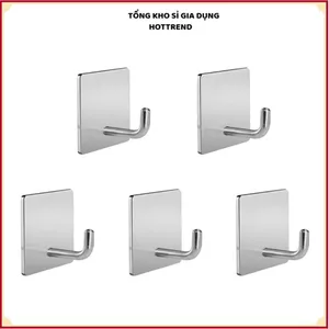 MÓC TREO INOX 304 SIÊU DÍNH CHỊU LỰC - Dán tường chắc chắn, không khoan tường, chống gỉ, bền đẹp