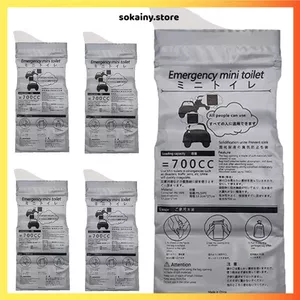 TÚI VỆ SINH DU LỊCH 700ML CHỐNG MÙI TIỆN DỤNG - Túi tiểu khẩn cấp, hấp thụ nhanh, chống tràn, phù hợp đi xa