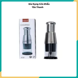 DỤNG CỤ DẬP TỎI HÀNH ỚT YIGOU CÁN DÀI - Nhấn tay tiện lợi, inox 304 chống gỉ, phù hợp mọi gian bếp