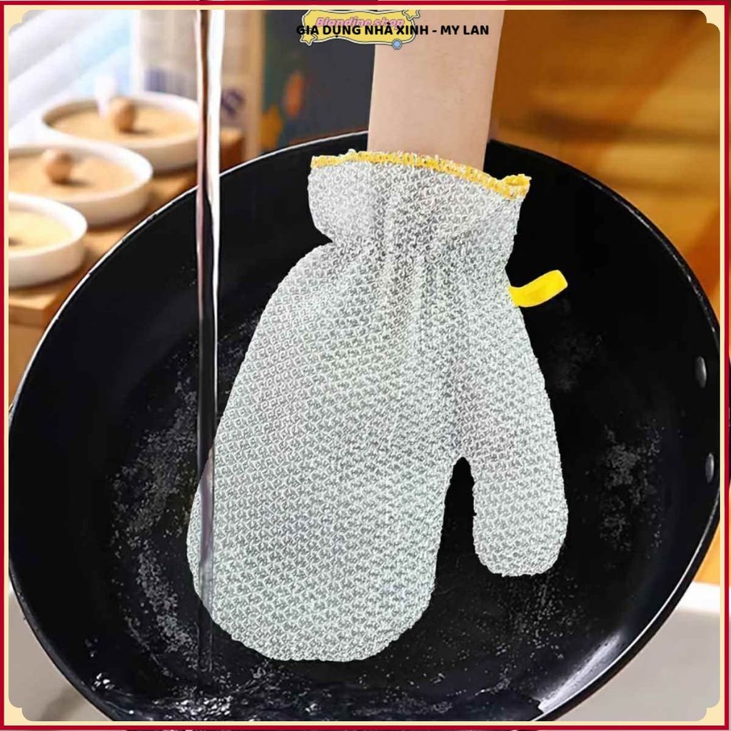 (COMBO 2) GĂNG TAY RỬA CHÉN CHỐNG THẤM NƯỚC, GĂNG TAY VỆ SINH GIA ĐÌNH TIỆN DỤNG, Làm Sạch Bát Đĩa Hiệu Quả