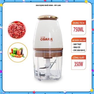 Bảo hành 1 năm - Máy Xay Đa Năng Osaka Nhật Bản - Máy Xay Sinh Tố,Thịt Cao Cấp-Lưỡi Dao Lớn Không Gỉ