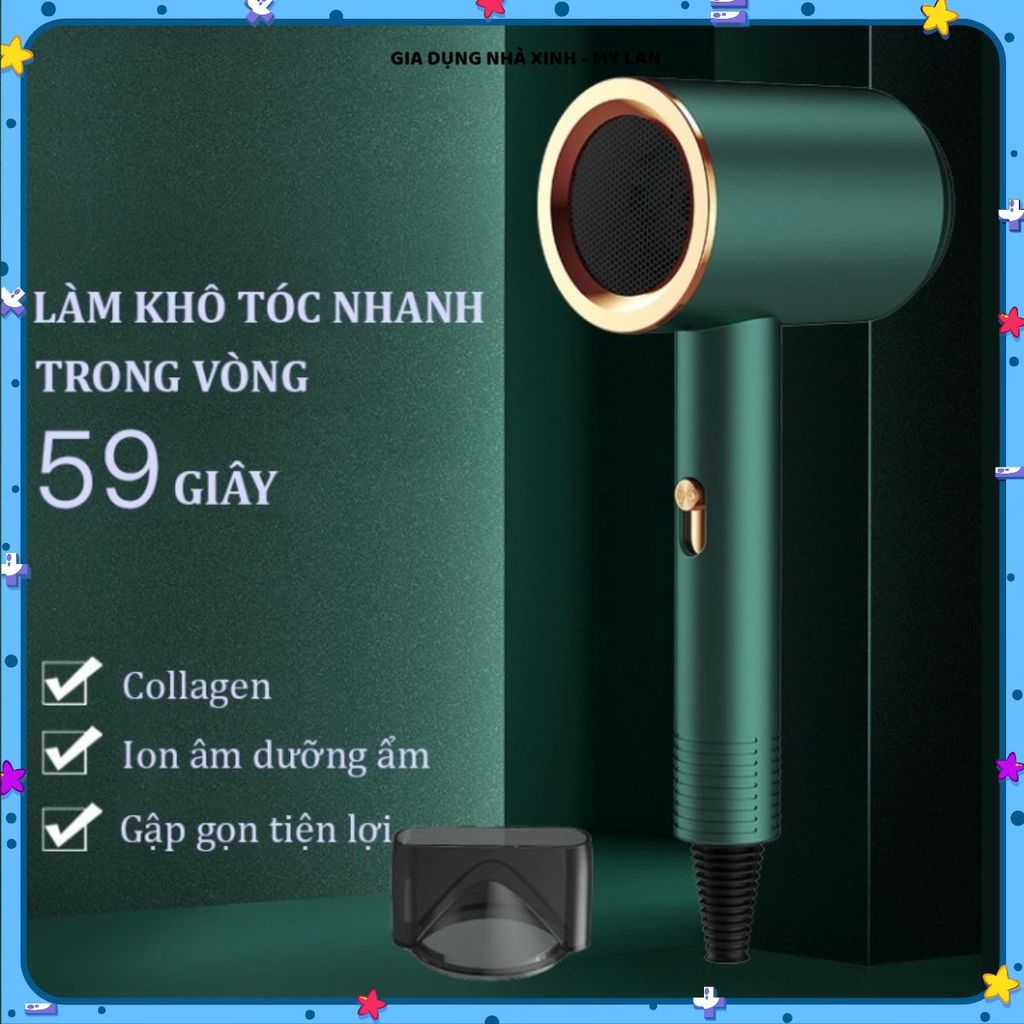 MÁY SẤY TÓC 2300W CÔNG SUẤT LỚN, SẤY NÓNG LẠNH 2 CHIỀU, Tạo Kiểu Chuyên Nghiệp, Chuẩn Salon