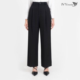 [ IVY MODA XẢ XÓT SIZE ] Quần suông chiết ly nữ IVY moda MS 22M8566