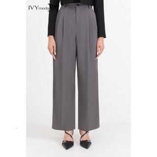 [ IVY MODA XẢ XÓT SIZE ] Quần suông chiết ly nữ IVY moda MS 22M8566