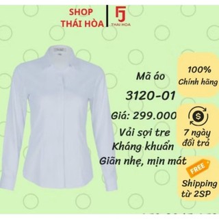 [ TRỢ GIÁ SALE ] Áo sơ mi TRẮNG Thái Hòa vải sợi tre chất vải cực tốt
