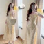 Váy đi biển dáng dài họa tiết hoa nhí tay cộc xòe nhẹ che khuyết điểm tôn dáng cực xinh xắn HCOM27762
