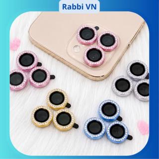[Đính Đá] Mắt bảo vệ camera Đính Đá kèm hộp 16/pro/plus/promax RABBI